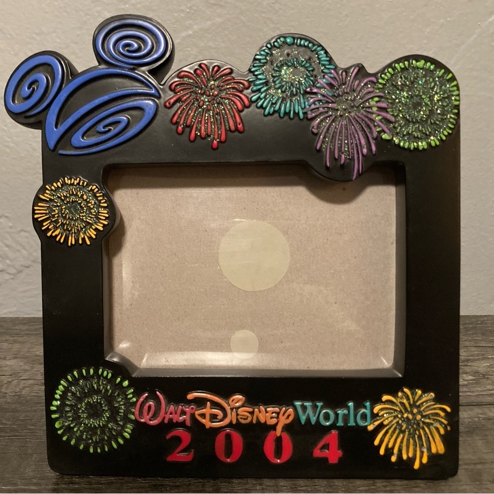 Vintage 2004 Walt Disney World Fireworks Light Up Picture Frame